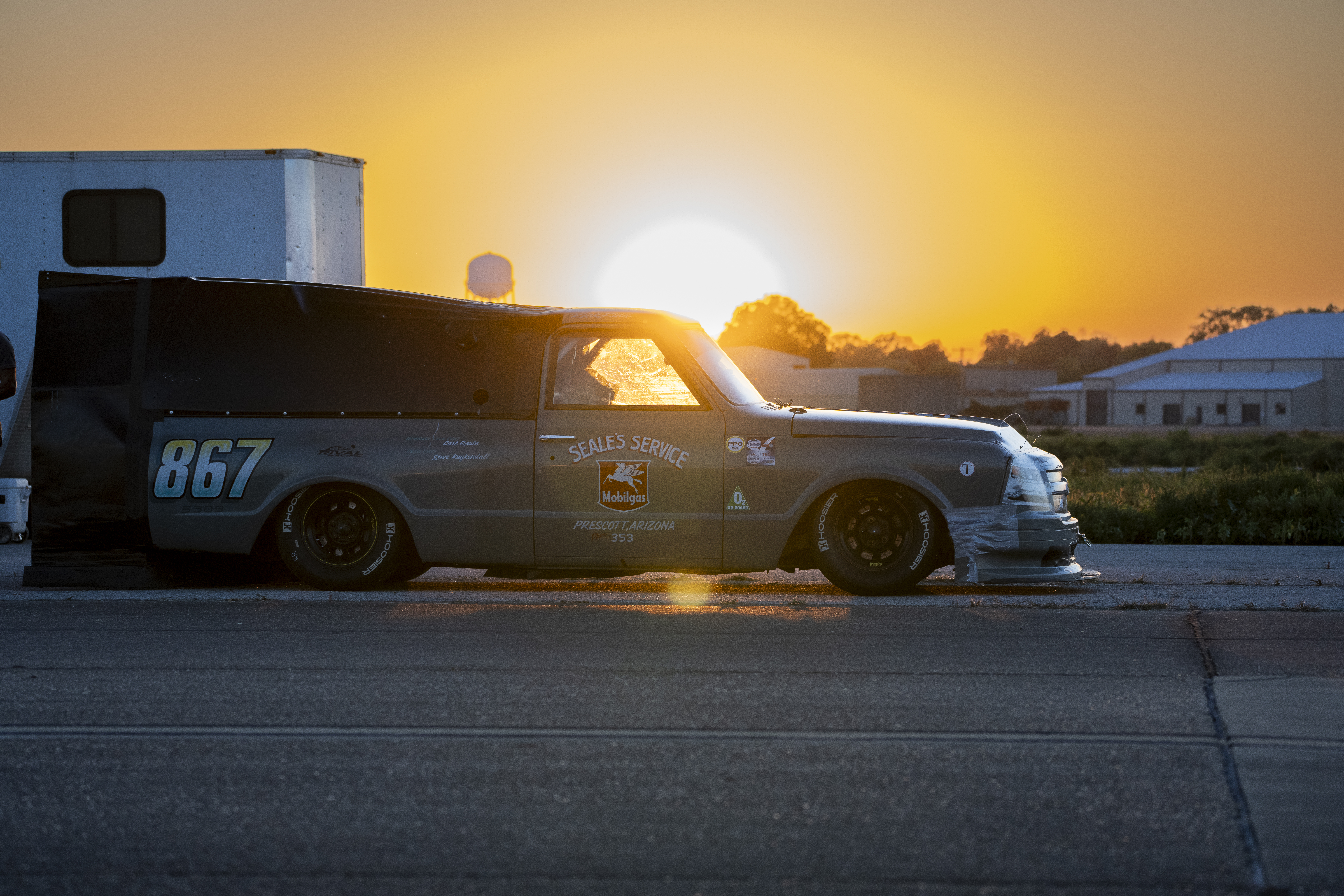Land-Speed Truck at the Arkansas Mile