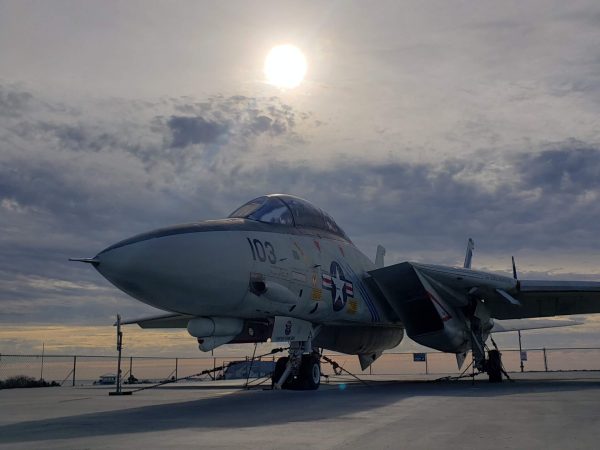 F-14 Tomcat aboard the USS Yorktown in South Carolina.